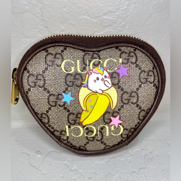Excellent limited edition Gucci pouch Bananya cat key chain - authenticated - Picture 10 of 16